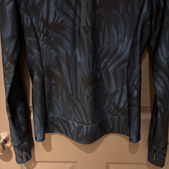 Greyson Scarlett | Halley II Feather Mid Layer Quarter Zip S | Teal Blue & Black - Picture 5 of 13